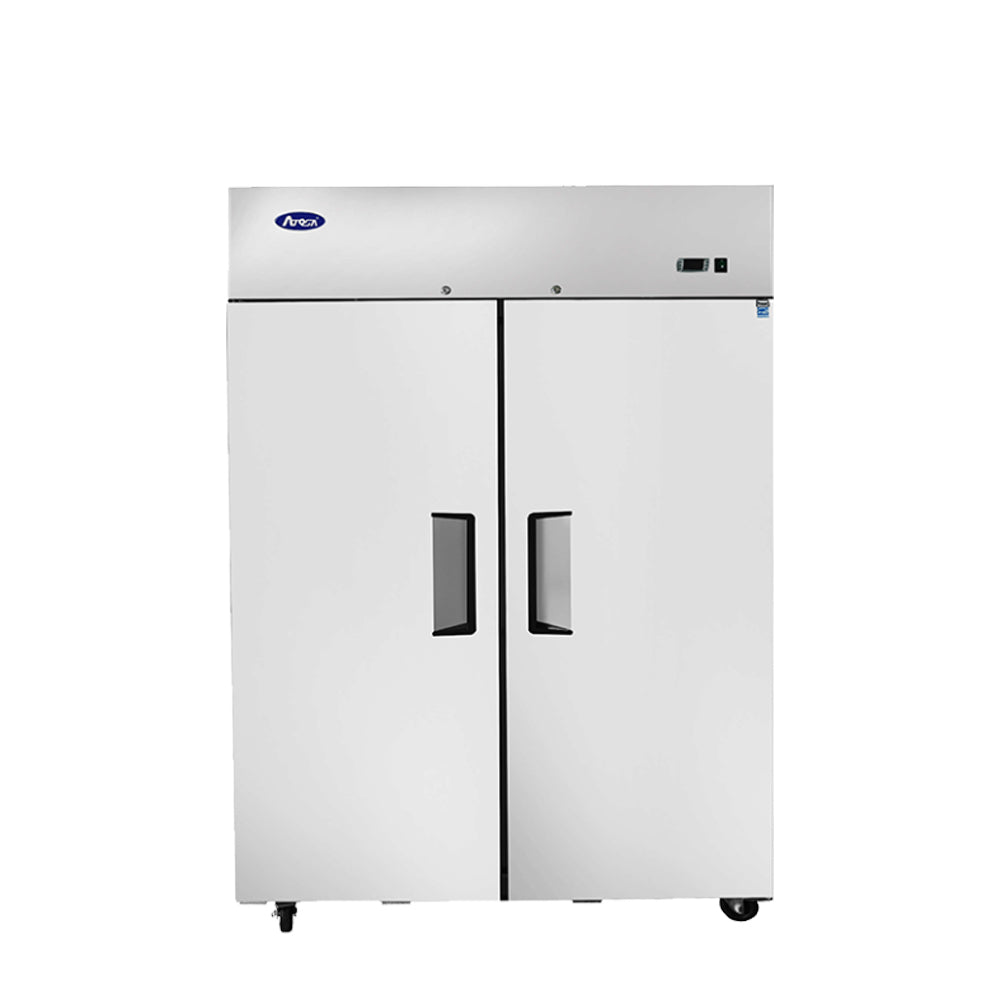 Atosa MBF8002GR 52" Two Section Solid Door Reach-In Freezer