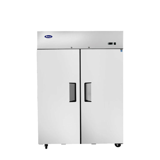Atosa MBF8005GR 52" Two Section Solid Door Reach-In Refrigerator