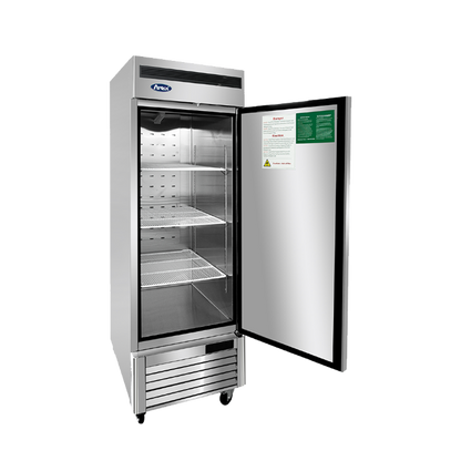 Atosa MBF8501GR 27" One Section Solid Door Reach-In Freezer