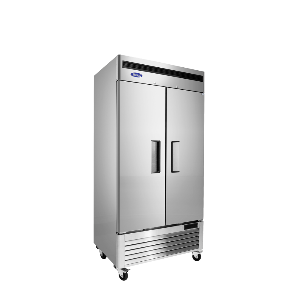 Atosa MBF8502GR 40" Two Section Solid Door Slim Reach-In Freezer