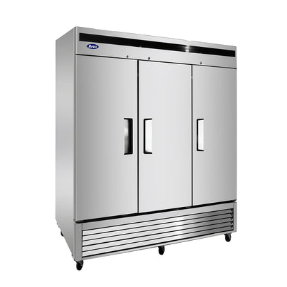 Atosa MBF8504GR 82" Three Section Solid Door Reach-In Freezer