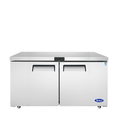 Atosa MGF8407GR 60" Two Section Undercounter Freezer