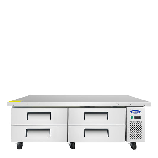 Atosa MGF8453GR 72" Four Drawer Refrigerated Chef Base