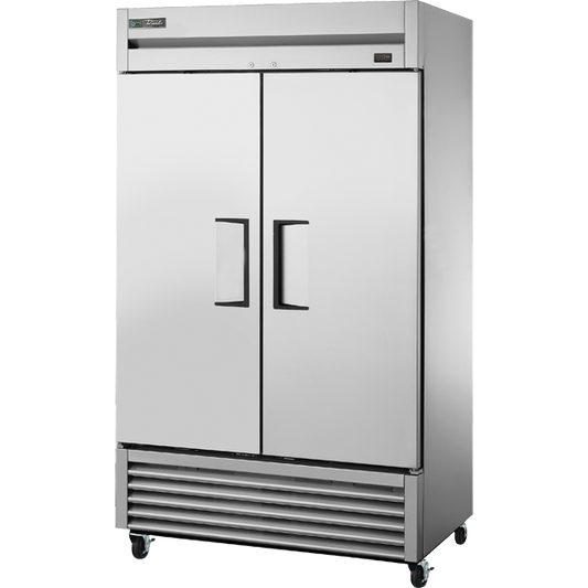 True TS-43F-HC 47" Two Section Solid Door Reach-In Freezer