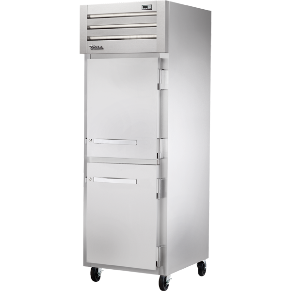 True STG1F-2HS-HC 28" One Section Solid Half Door Reach-In Freezer