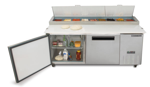 Maxx Cold MXCPP70HC 71" Two Door Refrigerated Pizza Prep Table