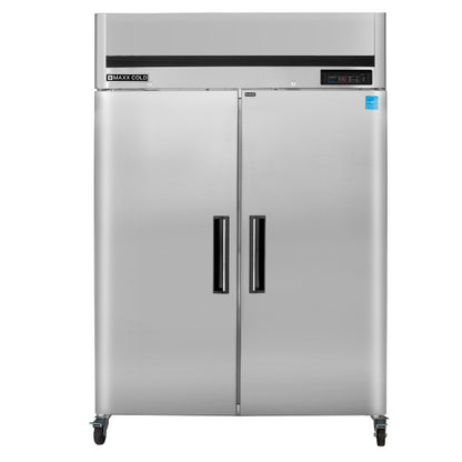 Maxx Cold MCFT-49FDHC 54" Two Section Solid Door Reach-In Freezer