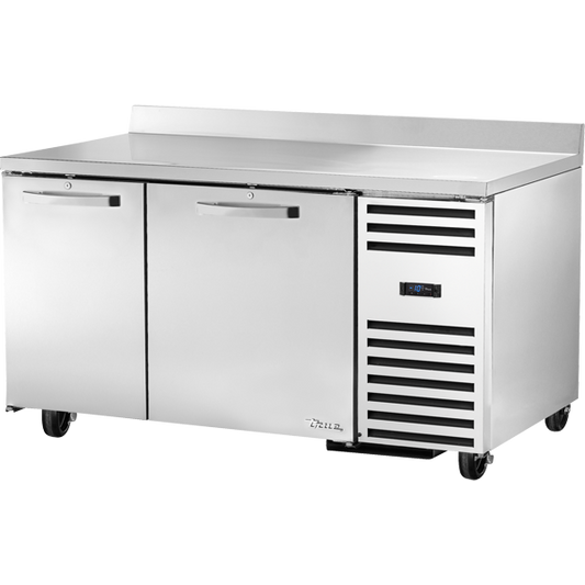 True TWT-60-32F-HC~SPEC3 60" Undercounter Worktop Freezer with Two Locking Doors