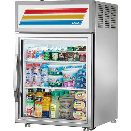 True GDM-07-HC~TSL01 24" Countertop Display Refrigerator