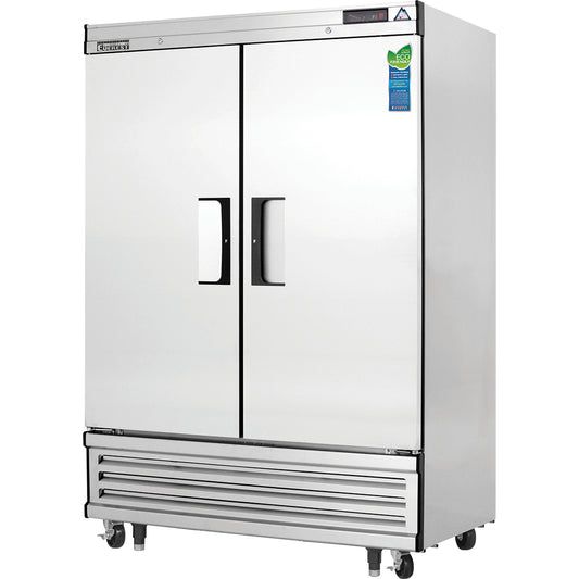 Everest EBF2 54" Two Section Solid Door Reach-In Freezer
