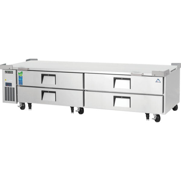 Everest ECB96D4 96" Four Drawer Refrigerated Chef Base