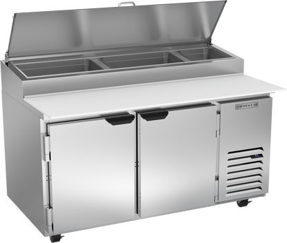 Beverage-Air DP60HC 60" Two Door Refrigerated Pizza Prep Table