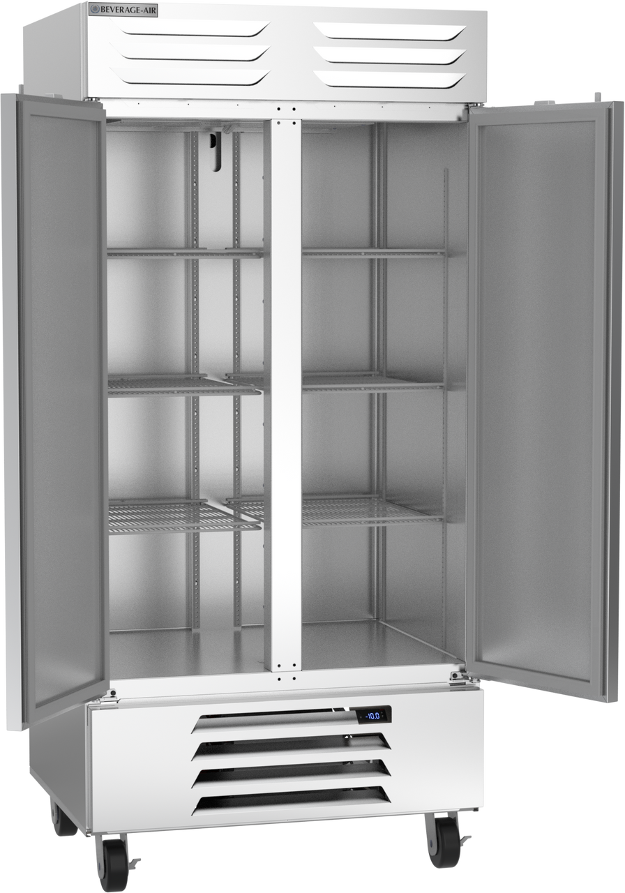 Beverage-Air FB35HC-1S 40" Vista Series Two Section Solid Door Reach-In Freezer