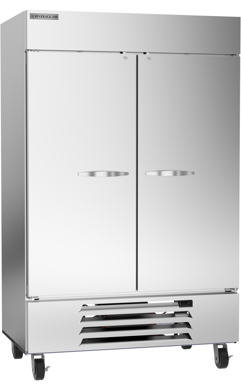 Beverage-Air HBF49HC-1 52" Horizon Series Two Section Solid Door Reach-In Freezer