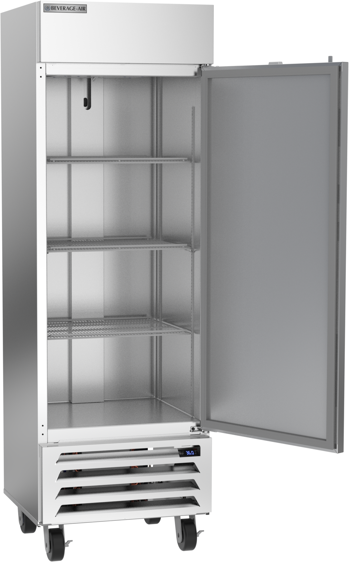 Beverage-Air HBR19HC-1 27" One Section Solid Door Reach-In Refrigerator