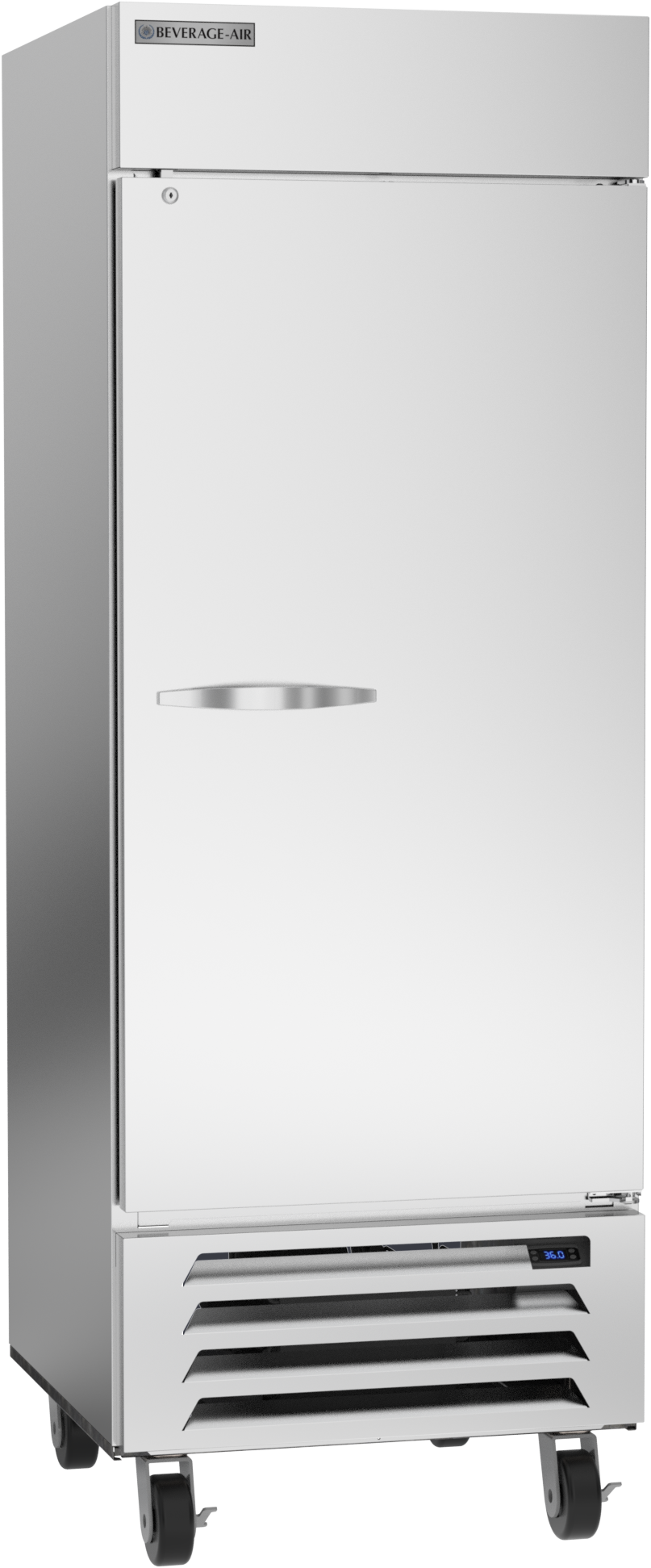 Beverage-Air HBR27HC-1 30" One Section Solid Door Reach-In Refrigerator