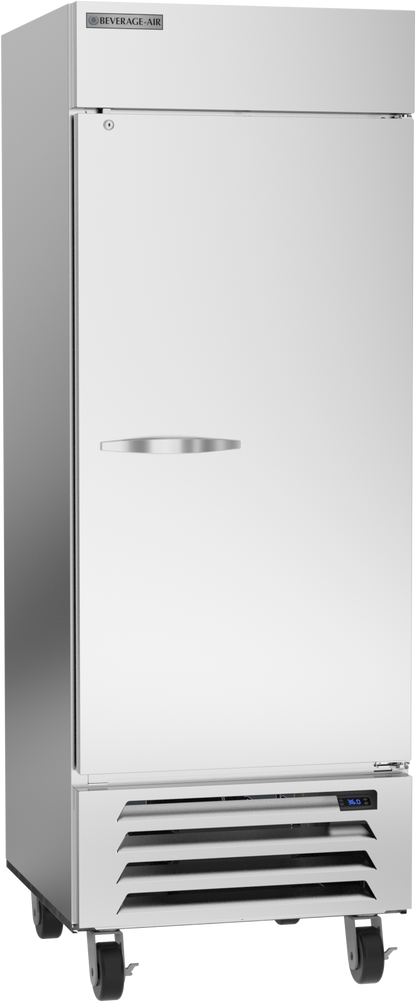 Beverage-Air HBR27HC-1 30" One Section Solid Door Reach-In Refrigerator