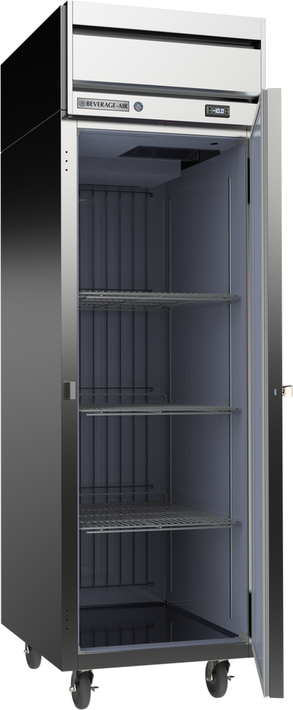 Beverage-Air HFP1HC-1S 26" Horizon Series One Section Solid Door Reach-In Freezer