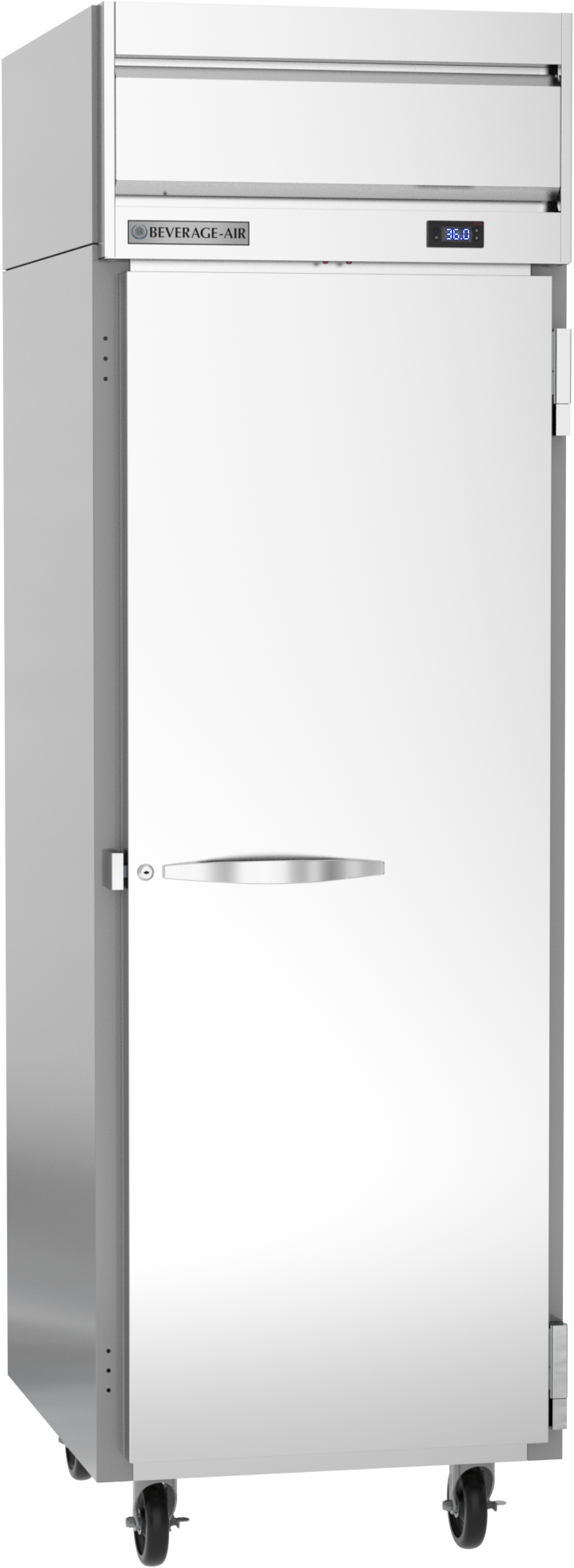 Beverage-Air HR1HC-1S 26" One Section Solid Door Reach-In Refrigerator
