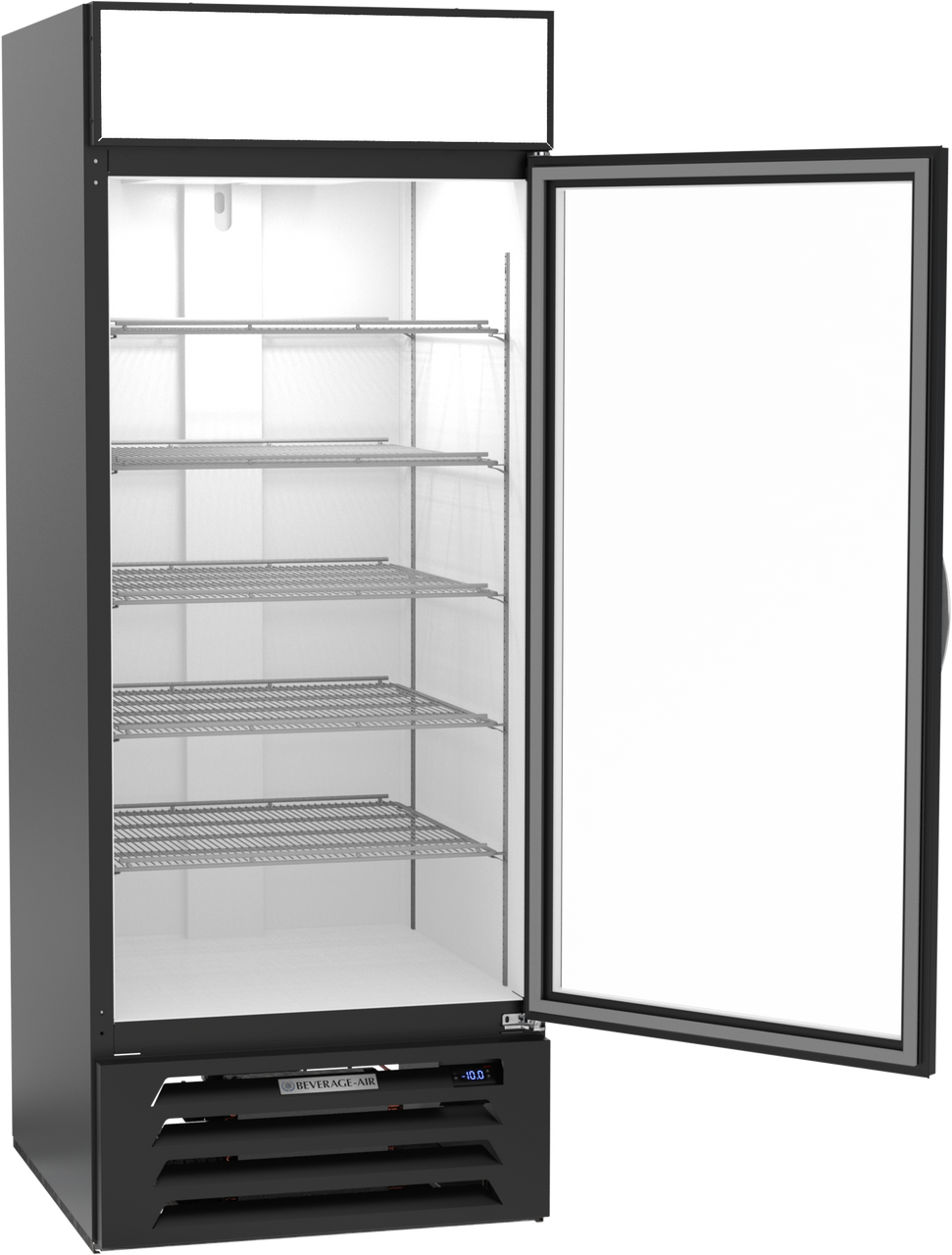 Beverage-Air MMF27HC-1-B 30" MarketMax Series One Section Glass Door Merchandiser Freezer