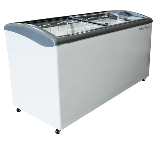 Beverage-Air NC60HC-1-W 60" Flat Top Display Ice Cream Freezer