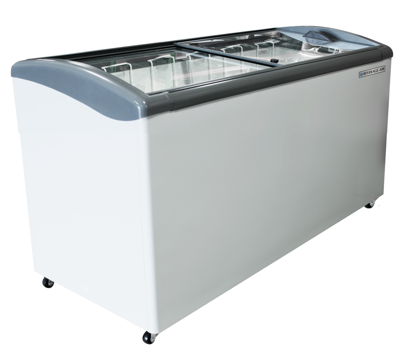 Beverage-Air NC60HC-1-W 60" Flat Top Display Ice Cream Freezer