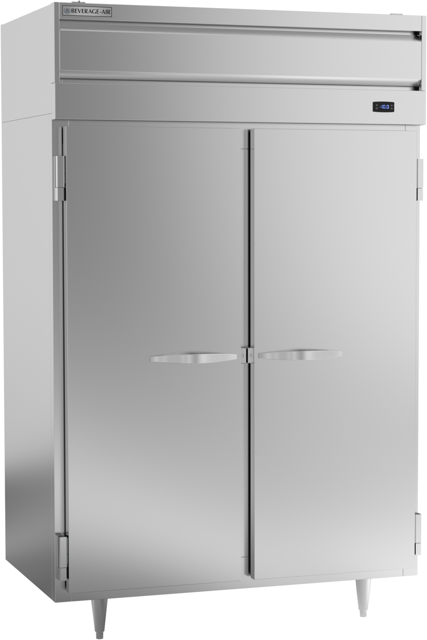 Beverage-Air PF2HC-1AS 52" P Series Two Section Solid Door Reach-In Freezer