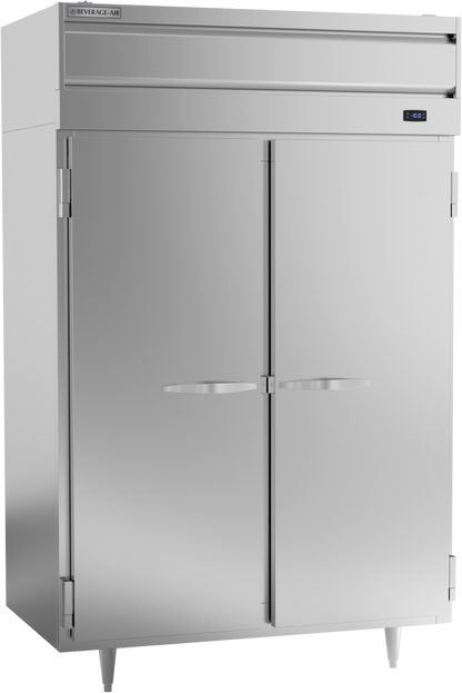 Beverage-Air PF2HC-1AS 52" P Series Two Section Solid Door Reach-In Freezer