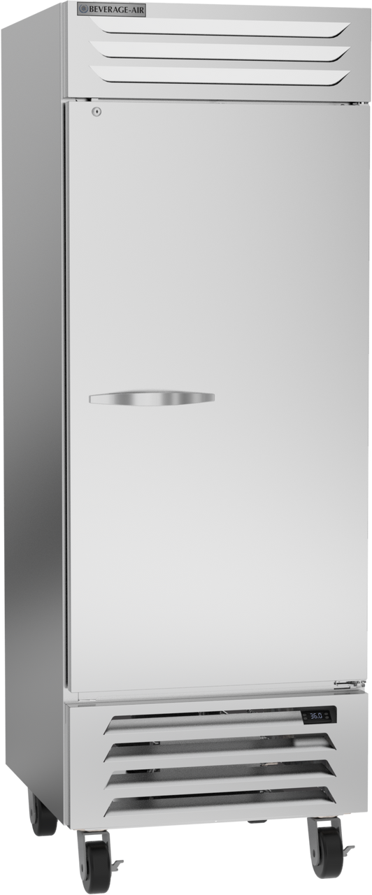 Beverage-Air RB27HC-1S 30" Vista Series One Section Solid Door Reach-In Refrigerator