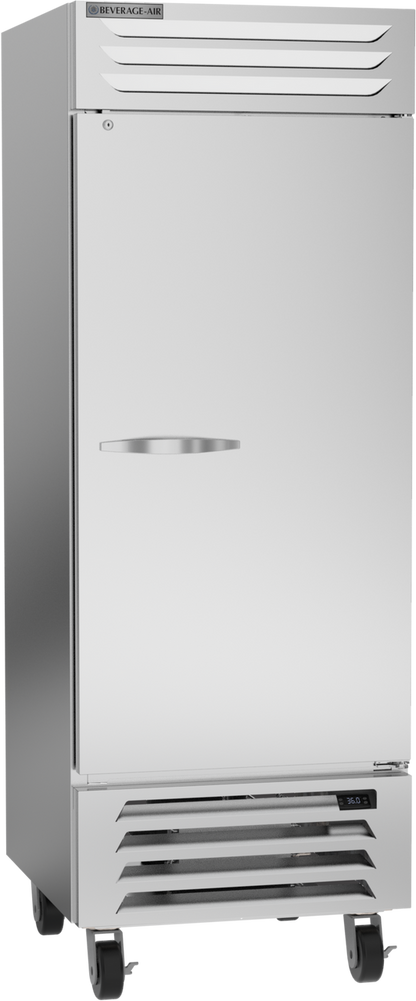 Beverage-Air RB27HC-1S 30" Vista Series One Section Solid Door Reach-In Refrigerator