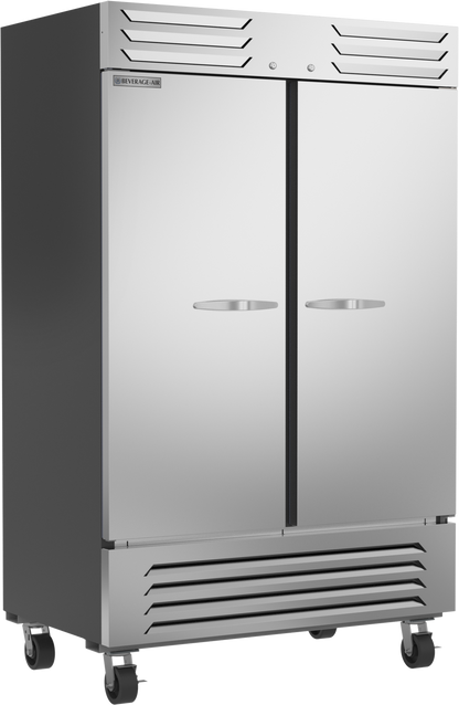 Beverage-Air SF2HC-1S 52" Slate Series Two Section Solid Door Reach-In Freezer