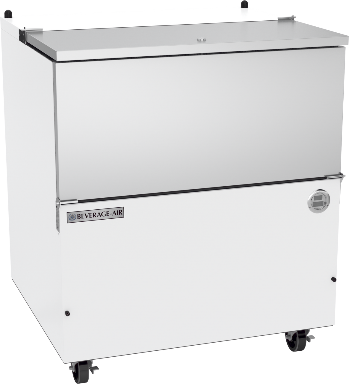 Beverage-Air SM34HC-W 34" Cold Wall White 1-Sided Milk Cooler