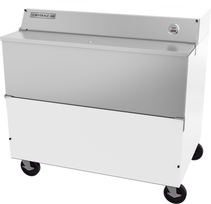 Beverage-Air SMF49HC-1-W 49" Forced Air White 1-Sided Milk Cooler