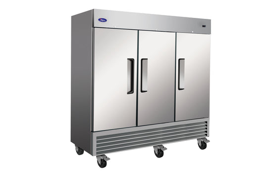 Valpro VP3R-HC 81" Three Section Solid Door Reach-In Refrigerator