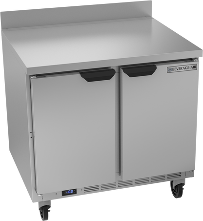 Beverage-Air WTF36AHC 36" Two Section Worktop Undercounter Freezer