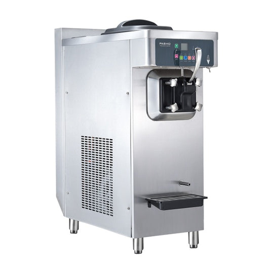 Pasmo S930FA2 Air Cooled Countertop Soft Serve Ice Cream Machine with 1 Hopper and 1 Dispenser - 220V